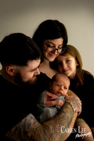 Bunbury baby photographer, gentle newborn posing session