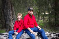 Close-up of couple holding hands during Bunbury engagement session