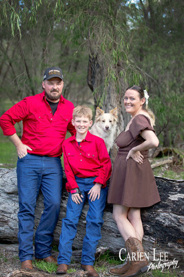 Engaged couple laughing together during their Bunbury engagement photography session