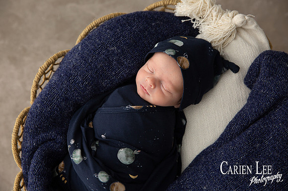 Close-up of newborn baby's tiny fingers resting peacefully, Bunbury newborn photographer