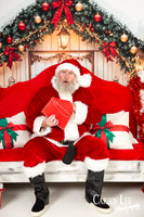 Santa Sessions 2026 Christmas photography setup at Carien
