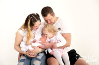 Family newborn photo in Bunbury Newborn Photography Studio