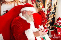 Santa Sessions 2026 Christmas photography setup at Carien