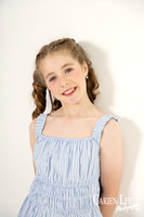 Single portrait of young girl during a family photo session in Bunbury