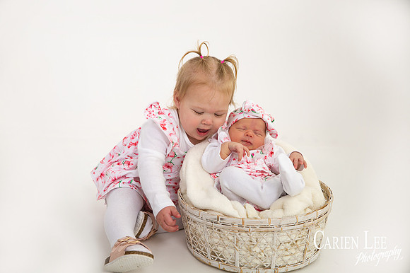 sibling love - 2 baby girls in Bunbury