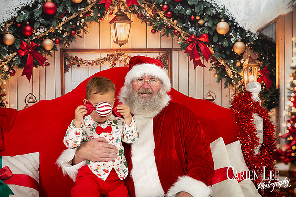 Santa photography session for children at Carien Lee Photography in Bunbury Western Australia