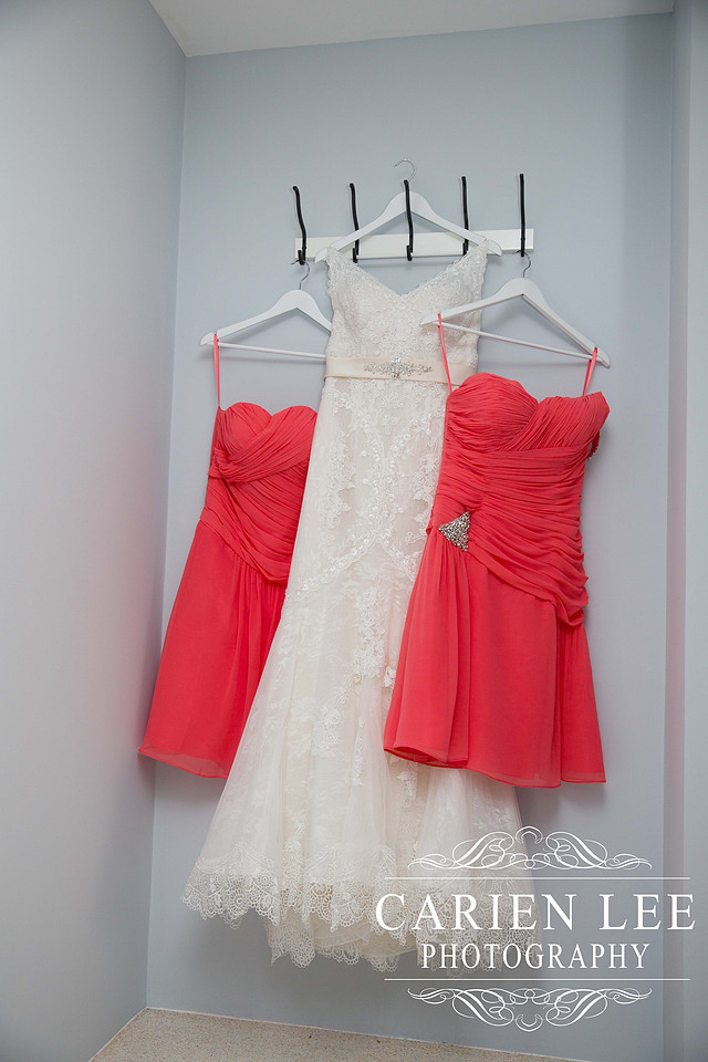 wedding gown and bridesmaids dresses for busselton wedding