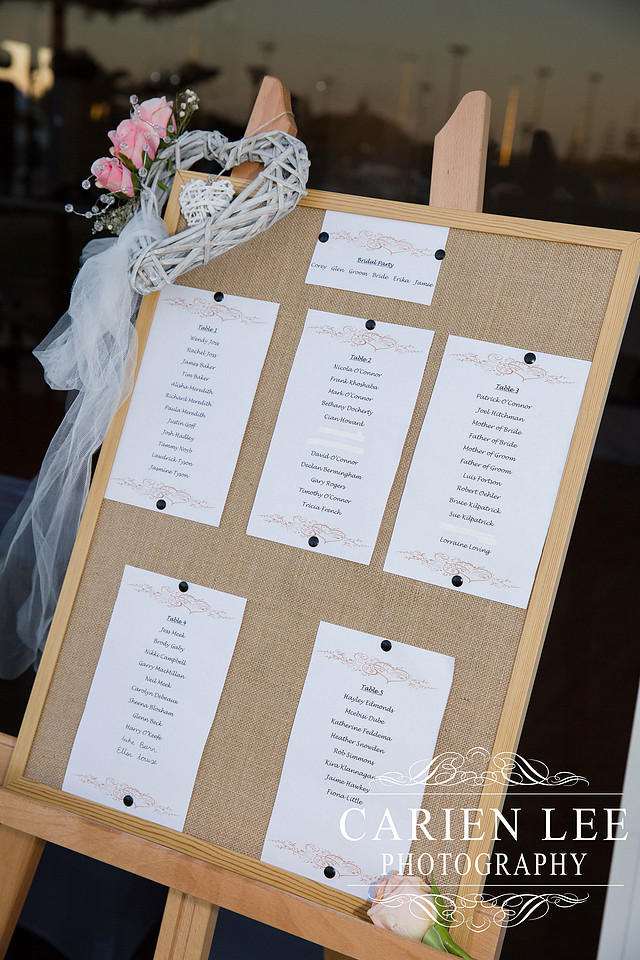 wedding details at Busselton Beach Wedding