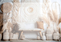 Boho Family Photography Backdrop