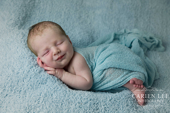 Close-up of a newborn’s tiny fingers, Bunbury baby portrait session
