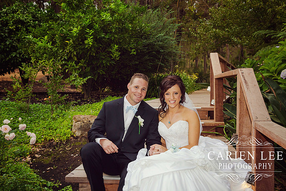 Newlywed couple embracing at sunset in Margaret River Western Australia