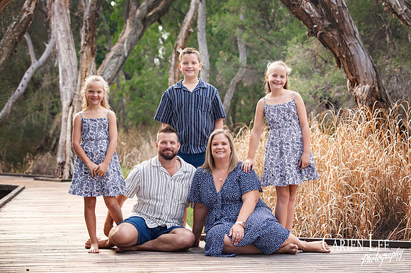 Sunset outdoor family photography in Bunbury with natural light