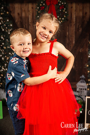 Child sitting on Santa?s lap for Christmas photo Bunbury