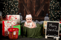Child sitting on Santa?s lap for Christmas photo Bunbury