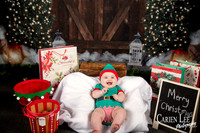 Child sitting on Santa?s lap for Christmas photo Bunbury