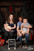 Kids meeting Santa during Bunbury Christmas mini photo session