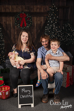 Kids meeting Santa during Bunbury Christmas mini photo session