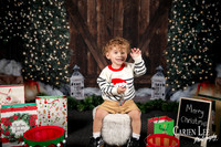 Child sitting on Santa?s lap for Christmas photo Bunbury