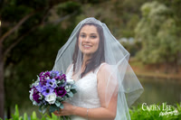 Sunset wedding portraits of a couple in Bunbury, South West WA, by Carien Lee Photography
