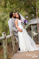Sunset wedding portraits of a couple in Bunbury, South West WA, by Carien Lee Photography