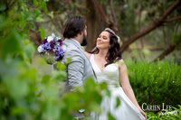Romantic wedding portrait of a couple in Bunbury by professional wedding photographer Carien Lee.