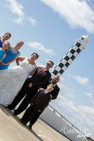 Bunbury coastal wedding — couple portrait with ocean backdrop