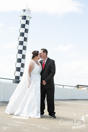 Bunbury wedding photography — bride and groom portrait at outdoor ceremony venue