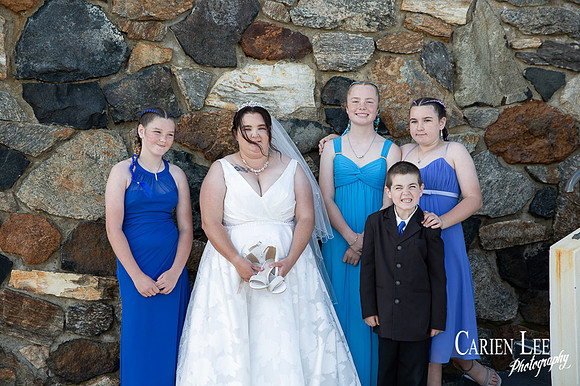 Bride walking down the aisle at a Bunbury wedding ceremony
