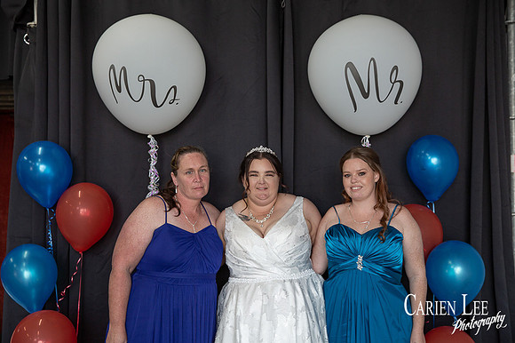 Close-up of wedding rings and bouquet detail shot, Bunbury