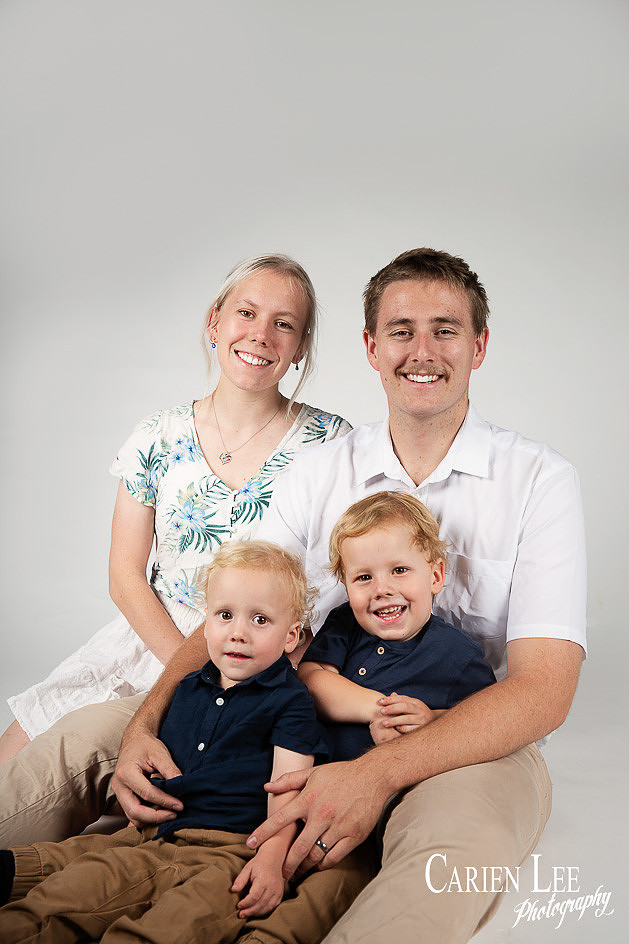 family with children playing South West WA photography session