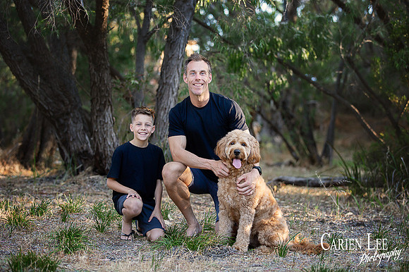 Sunset outdoor family photography in Bunbury with natural light