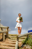 Romantic wedding portrait of a couple in Bunbury by professional wedding photographer Carien Lee.