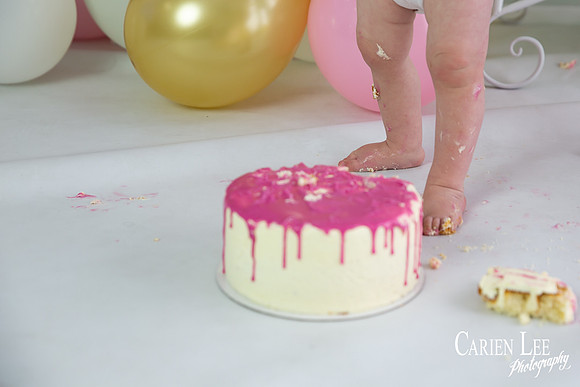 baby smashing birthday cake bunbury studio