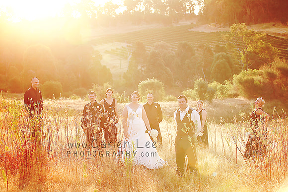 Sunset wedding portraits of a couple in Bunbury, South West WA, by Carien Lee Photography