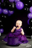 baby milestone photography bunbury cake smash session