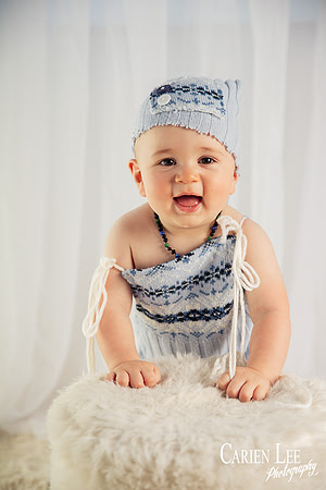 Children mini session portrait of a smiling child photographed in a Bunbury studio by Carien Lee Photography, South West WA children photographer.
