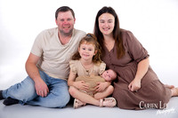 Newborn baby wrapped in soft blankets during Bunbury newborn photography session