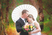 Bride and groom sharing a moment during a Bunbury wedding photographed by Carien Lee Photography