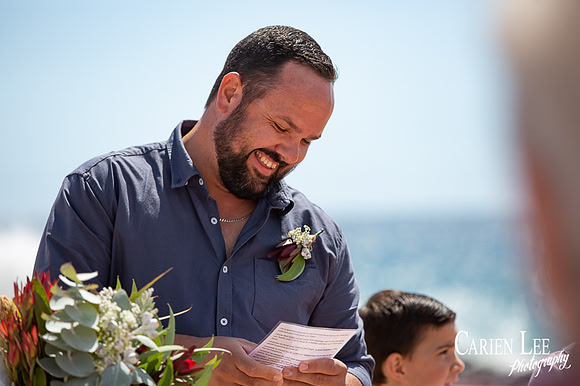 Candid laughter and joy at a Bunbury wedding captured by Carien Lee Photography